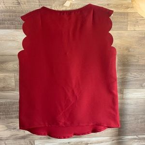 Red blouse